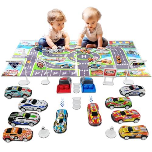 TOYABI 21 pezzi Macchinine per Bambini Set