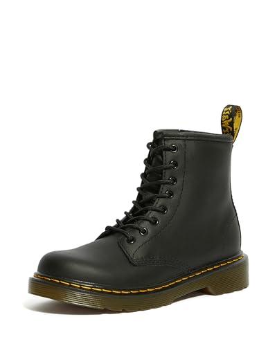 Dr. Martens Delaney Black Softy, Scarpe Brogue Stringate Unisex – Bambini, Nero, 32
