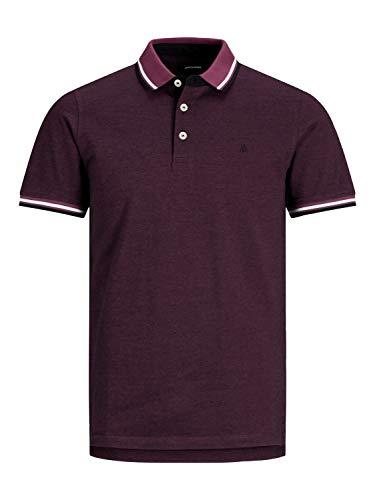 JACK & JONES Jjepaulos Polo SS Noos Uomo Rosso