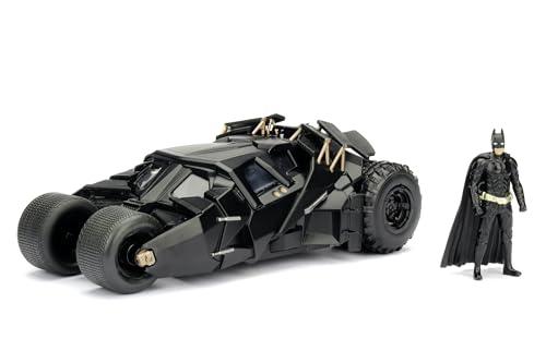 Jada Toys - Batman The Dark Knight Batmobile Scala 1:24 con Personaggio Batman