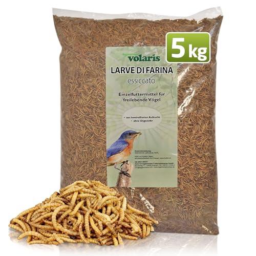 Eggersmann Volaris Vermi Essiccati 5kg - Alimento Proteico Naturale per Uccelli Selvatici