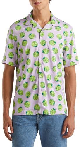 United Colors of Benetton Camicia Bowling Viscosa Stampata