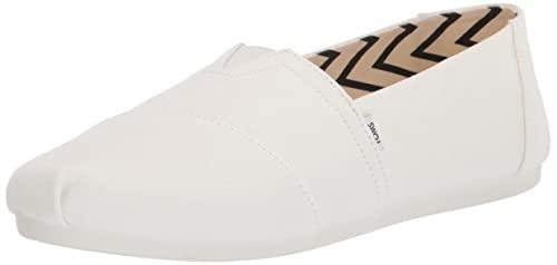 TOMS Alpargata Loafer Flat, Mocassino Basso, Bianco, 41 EU