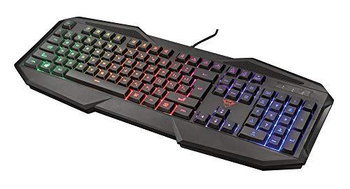 Trust Gaming GXT 830-RW Avonn Tastiera da Gioco Illuminata, Nero [Layout Italiano]