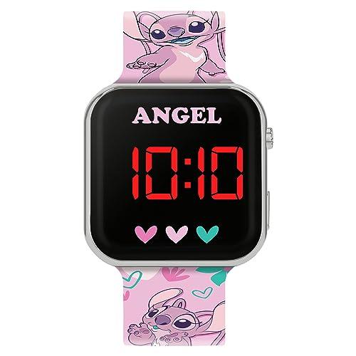 Orologio LED Disney Lilo & Stitch LAS4087 Rosa