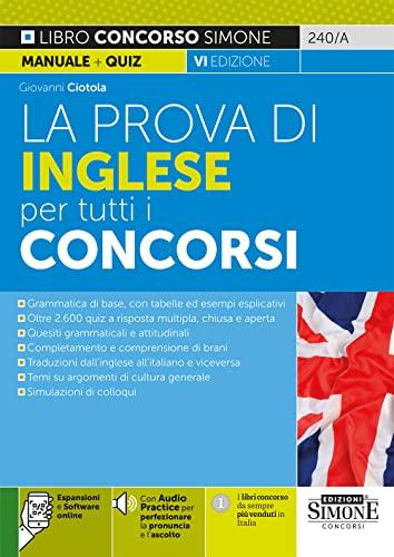 La Prova di Inglese per tutti i Concorsi