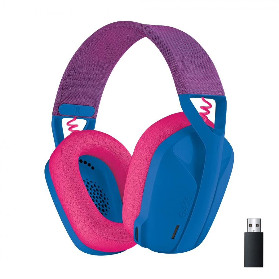 Logitech G435 LIGHTSPEED Cuffie Gaming Wireless Bluetooth - Blu