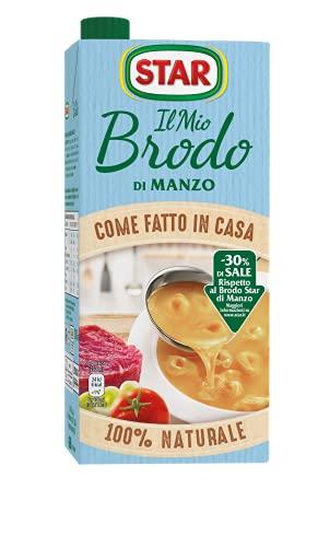 STAR Il Mio Brodo di Manzo -30% di Sale, 1L