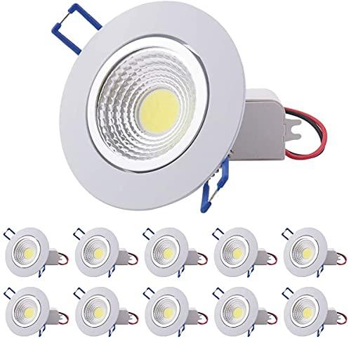 EFARMA Faretti LED a Soffitto Dimmerabili - Kit da 10 Pezzi