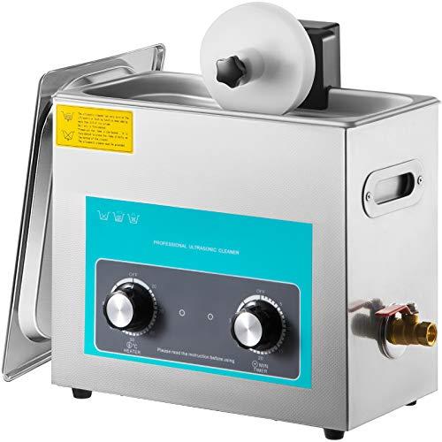VEVOR Pulitore a Ultrasuoni Professionale 6L con Display Digitale e Funzione Riscaldamento