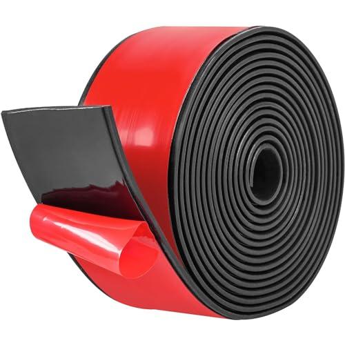 Foglio di Gomma Neoprene Adesivo 40mm x 2mm x 3m