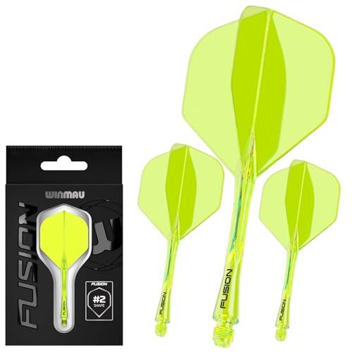 Winmau Fusion: Sistema Integrato di Volo e Albero - Giallo