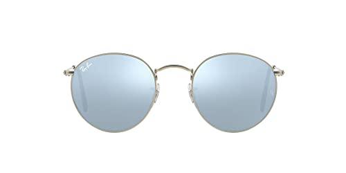 Ray-Ban RB3447 Round Metal Occhiali da Sole Argento
