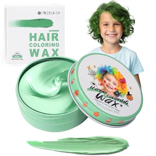 Cera Colorante Temporanea Verde per Capelli - Trasforma il Tuo Look in un Istante