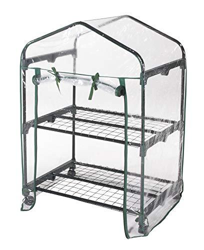 Serra Rettangolare a 2 Ripiani con Ruote Verdelook