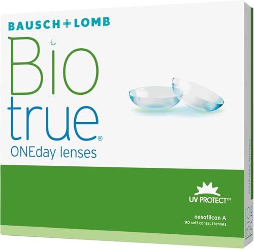 Biotrue ONEday - Lenti a Contatto Giornaliere - Correzione Visiva e Comfort Ottimale (90 Lenti)