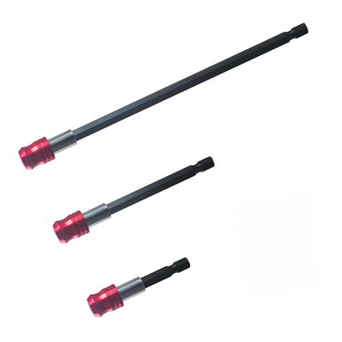Set di 3 Estensioni Magnetiche a Sgancio Rapido per Punte da Trapano