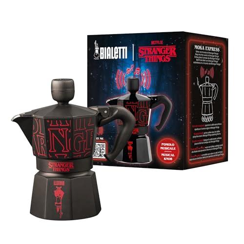 Bialetti Moka Express Stranger Things 3 Tazze con Pomolo Musicale
