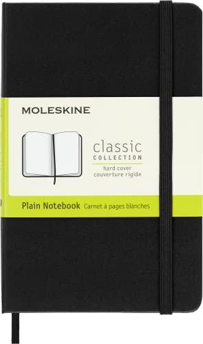 Moleskine Classic Notebook Pocket, Pagine Bianche, Nero