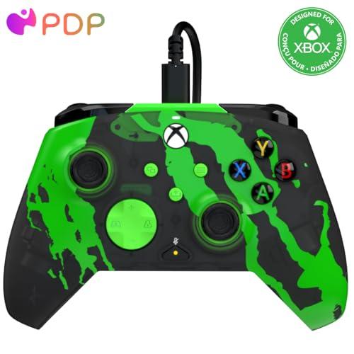 PDP Xbox REMATCH GLOW Wired Controller - Jolt Green