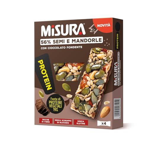 Misura Protein Barretta con Semi, Mandorle e Cioccolato Fondente