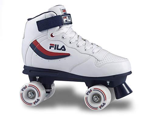 FILA SKATES Ace, Pattini A Rotelle Unisex – Adulto, Bianco/Blu/Rosso, 36