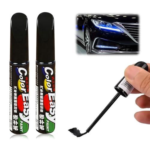 MagiSel Pennarello Copri Graffi Auto - Nero (Confezione da 2)