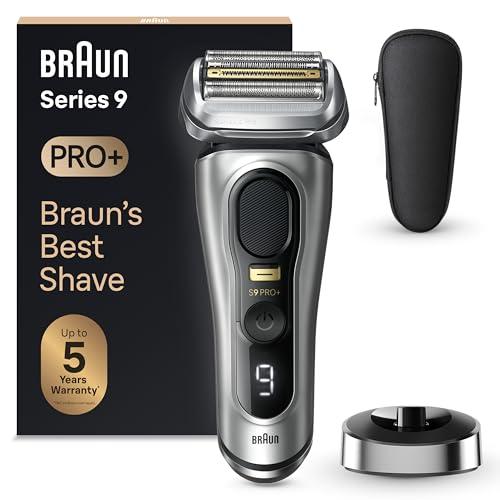 Braun Series 9 PRO+ 9517s Argento - Rasoio Elettrico Barba Uomo con Regolabarba e Rifinitore di Precisione