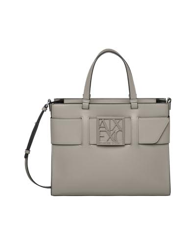 Armani Exchange Borsa Shopping Donna Essential Susie Logo Marrone
