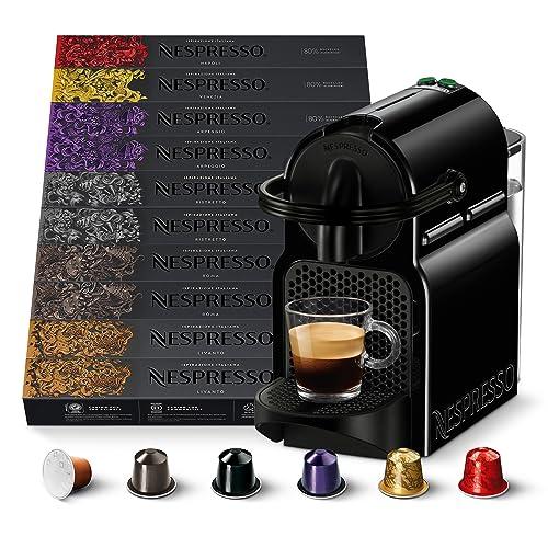 Nespresso Inissia EN80B Macchina Caffè + 100 Capsule