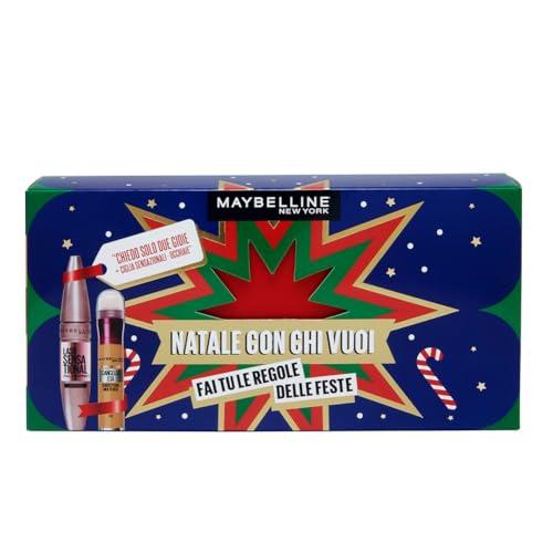 Maybelline New York Cofanetto Regalo Natale 2024 - Correttore Cancella Età + Mascara Ciglia Sensazionali