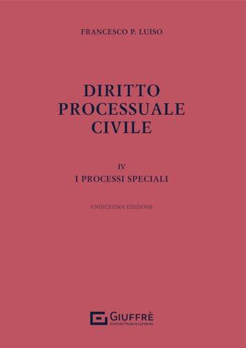 Diritto Processuale Civile Iv: Vol. 4