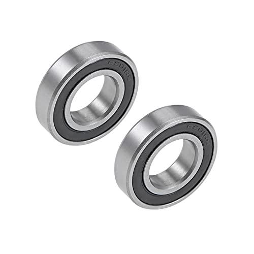 Cuscinetti a Sfere a Gola Profonda PATIKIL 6901-2RS - 12mm x 24mm x 6mm (2 Pezzi)