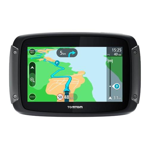 TomTom Rider 500 Navigatore Satellitare per Moto - Mappe Europa, Percorsi Tortuosi e Aggiornamenti Wi-Fi