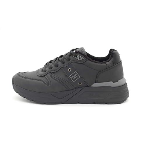 Blauer F5RAY04 Sneakers Uomo Nere in Ecopelle