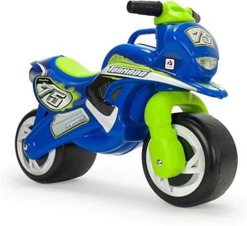 INJUSA - Moto Primi Passi Tundra Tornado Blu/Verde