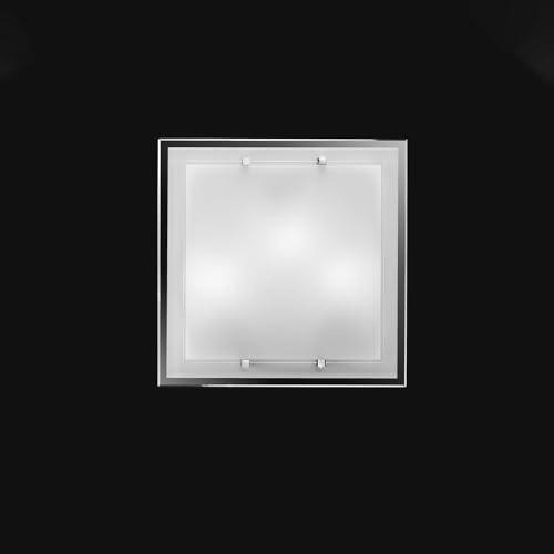 Plafoniera LED da Soffitto/Parete Perenz 5744 Vetro Bianco