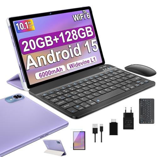 Fezawio 2025 Tablet 10 Pollici Android 15 Viola