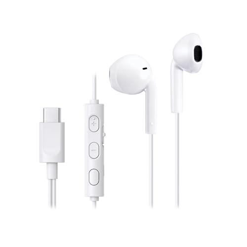 JVC HA-FR17UC-B Auricolari USB-C tipo Bud, Bianco