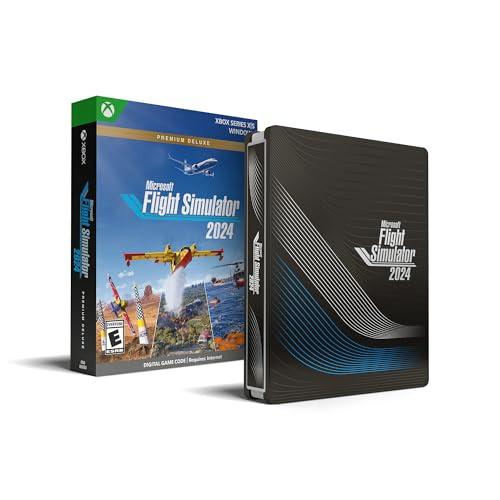 Microsoft Flight Simulator 2024 Premium Deluxe Steelbook Edition - Codice Digitale per PC e Xbox Series X|S