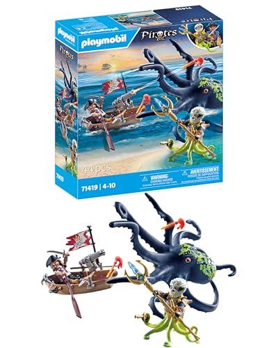 PLAYMOBIL Pirates 71419 Pirata Contro Piovra Gigante