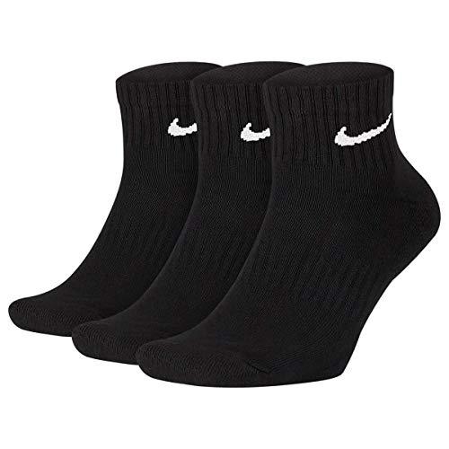 Nike Everyday Cushioned Calzini, Nero (Black/White), XL Uomo