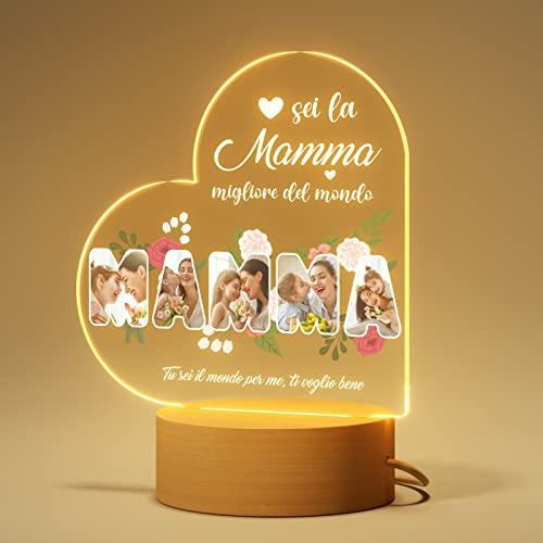 DPDP Lampada Personalizzata, Regalo Festa della Mamma, Giorno del Ringraziamento o Madrina per Il Compleanno,