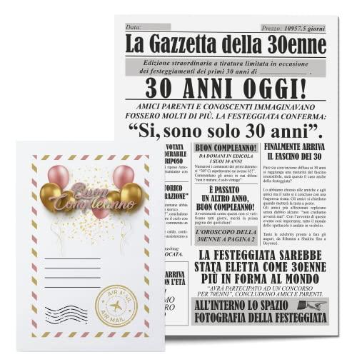 KAÏDENSÏ Idea Regalo Compleanno Donna 30 Anni - La Gazzetta della Trentenne