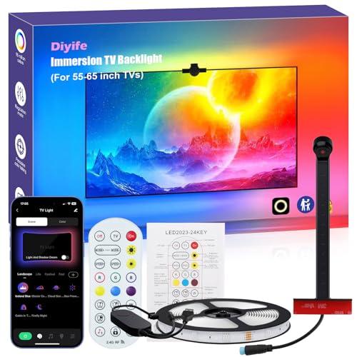 Diyife Striscia LED Retroilluminazione TV 4M con Sensore AR e Controllo App