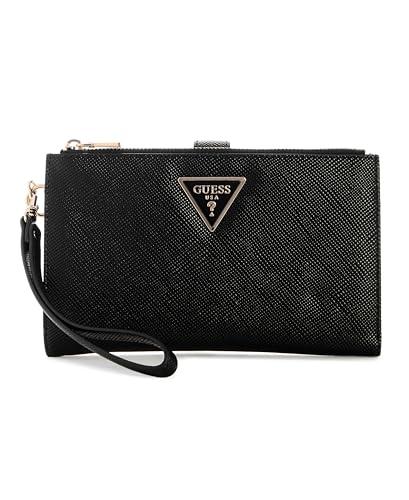 GUESS Laurel II Double Zip Organizer Wallet Nero