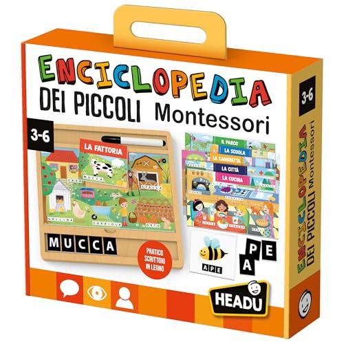 Headu Enciclopedia Dei Piccoli Montessori Scrivere Leggere E Conoscere Le Parole It57250 Gioco Educativo Per Bambini 3-6 Anni Made In Italy