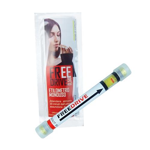2EASY Etilometro Monouso, Test Drive, Alcol Test Portatile, Etilometro USA e Getta, Precisione di Livello Professionale, Certificato, Esito in 10 Minuti, Test Sicuro e Certificato ISO 9001