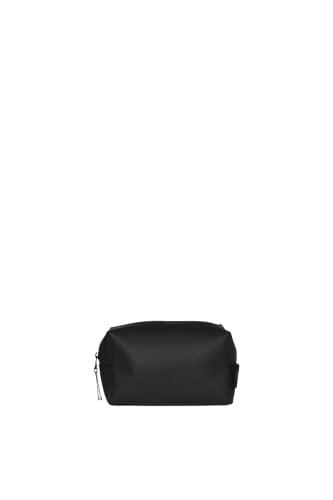 RAINS Wash Bag Small Trousse per adulti, unisex, 01 nero, taglia unica