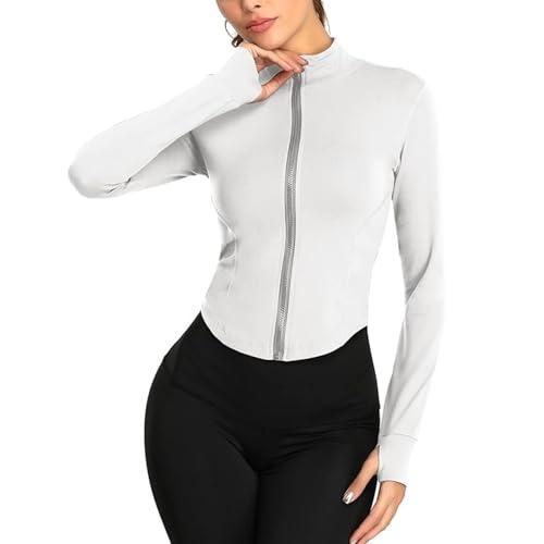 Giacca Sportiva da Donna XDSP: Felpa con Zip Leggera per Corsa, Yoga e Fitness